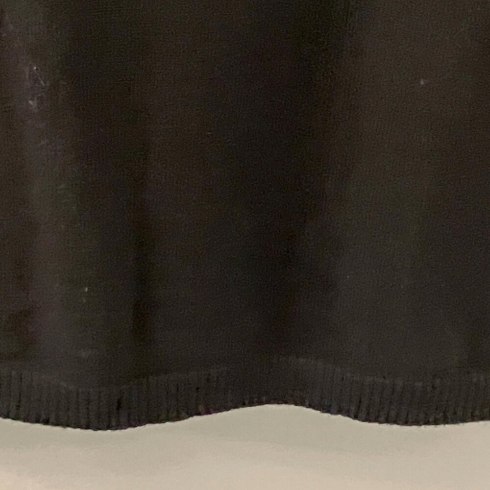 Field Manor Modern Classics Crew Neck Pullover Sweater Knit Black Medium - Picture 3 of 5